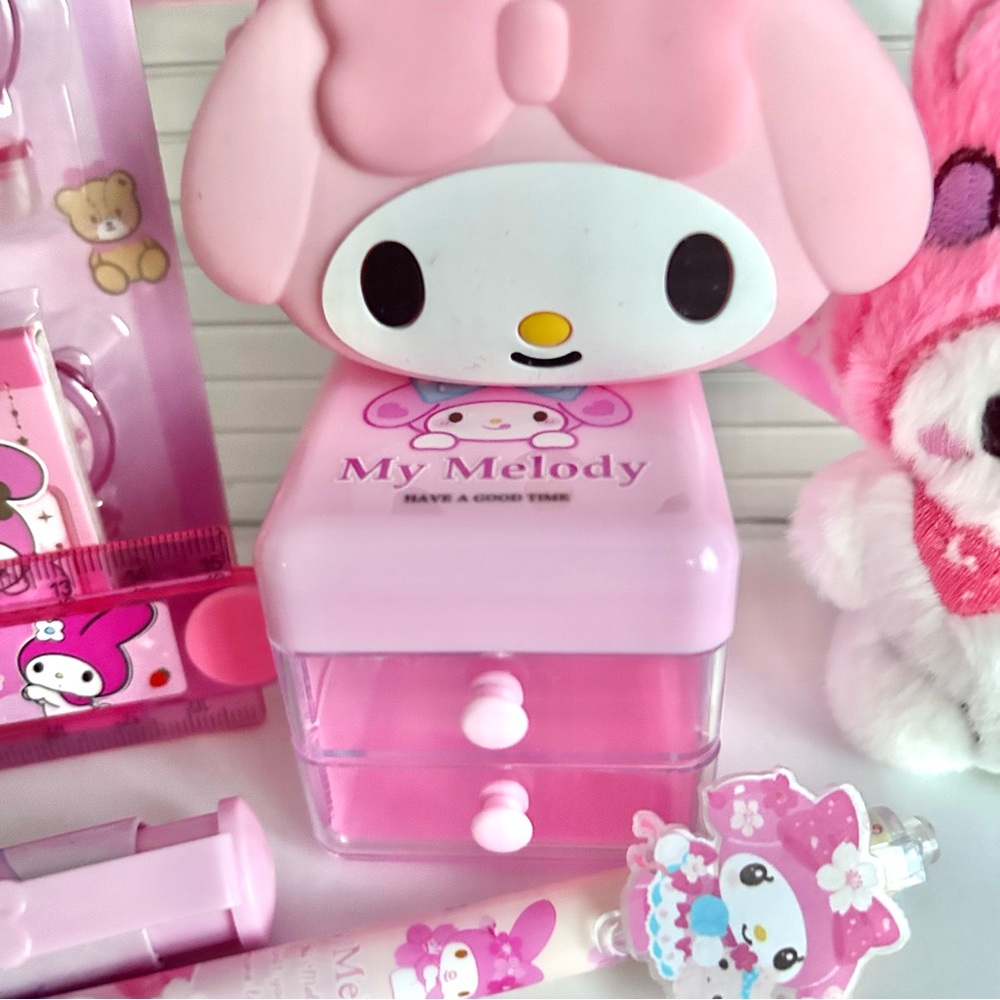 💝(MY324) My Melody Adorable 10-Piece Pencil Case Mini Bundle! - Picture 4 of 9